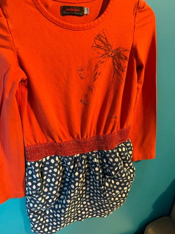 Robe bi matière 6 ans catimini