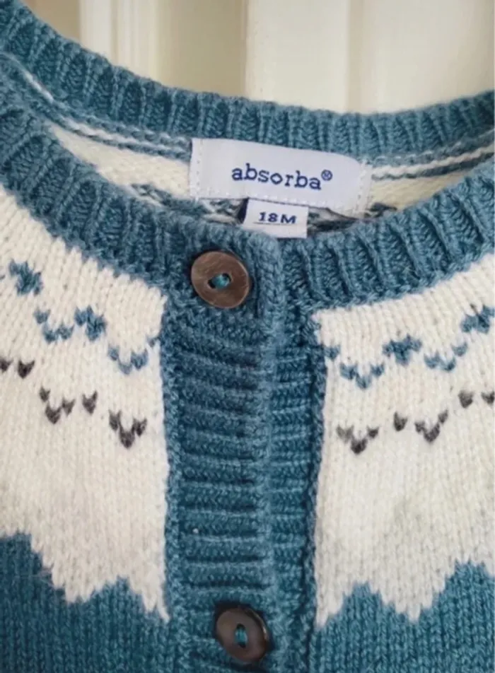 Gilet chaud contenant de l’alpaga bébé - photo numéro 2