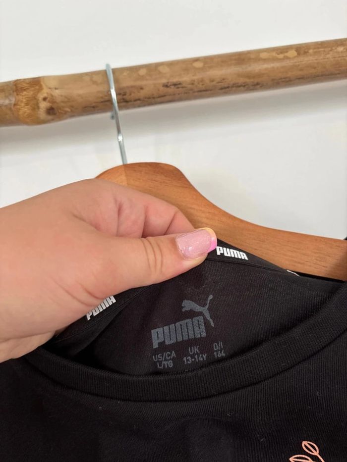 T-shirt noir puma taille L neuf - photo numéro 3
