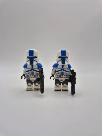 Figurines type lego 2 clones troopers de la 501ème star wars