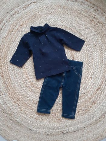 Tenue haut col roulé et tregging 1 mois