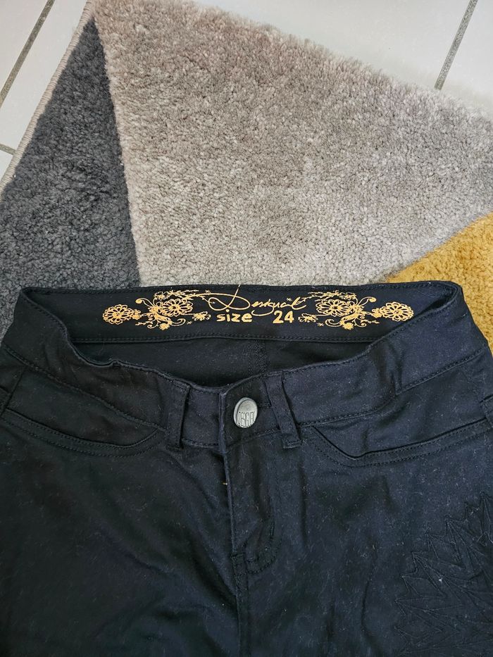 Pantalon noir Desigual taille 24 - photo numéro 2