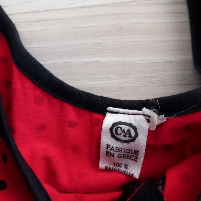 Débardeur femme rouge à bretelles C&A taille S - photo numéro 2