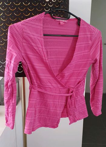 Top moulant à rayures taille M