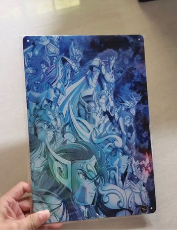 Cadre métallique chevalier du zodiaque