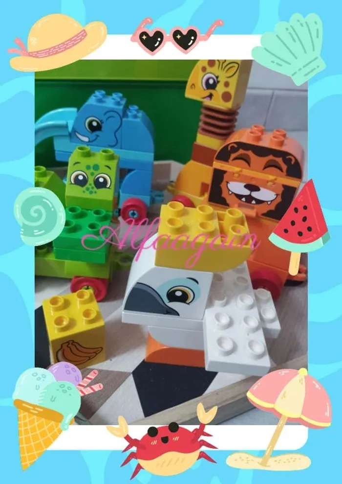 Coffret train des animaux lego - photo numéro 4