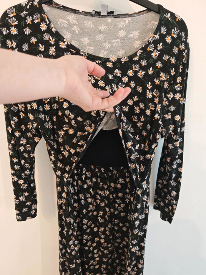 Robe longue d'allaitement marguerite Envie de fraise 42/44 - photo numéro 3