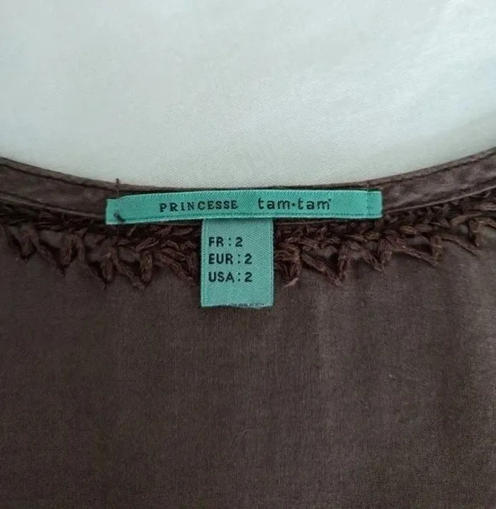Blouse en coton - Princesse tam tam - taille 2 - photo numéro 3