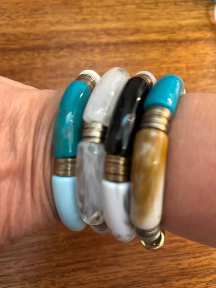 Lot bracelet acrylique - photo numéro 2