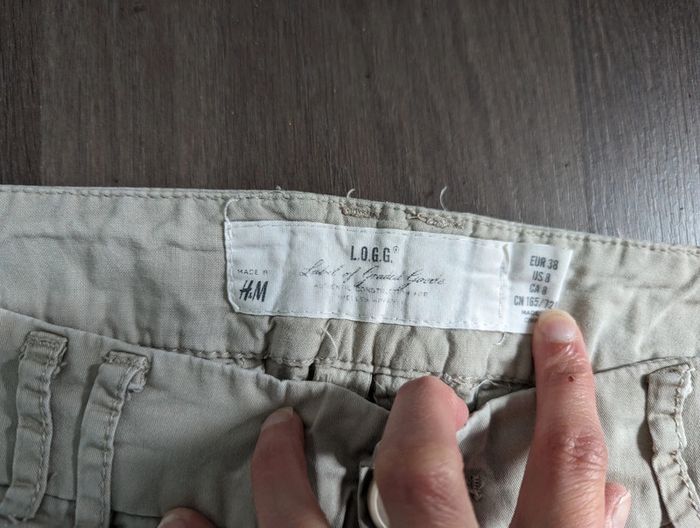 Pantalon beige H&M 38 - photo numéro 3