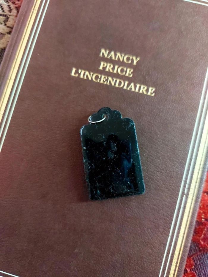 magnifique pendentif camée vintage portrait femme - photo numéro 4