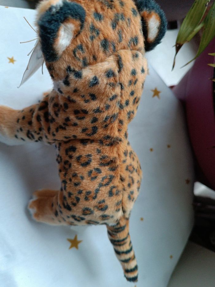 Peluche plush Teddy jaguar animal animaux pet Real bille doho international réaliste small petite - photo numéro 9