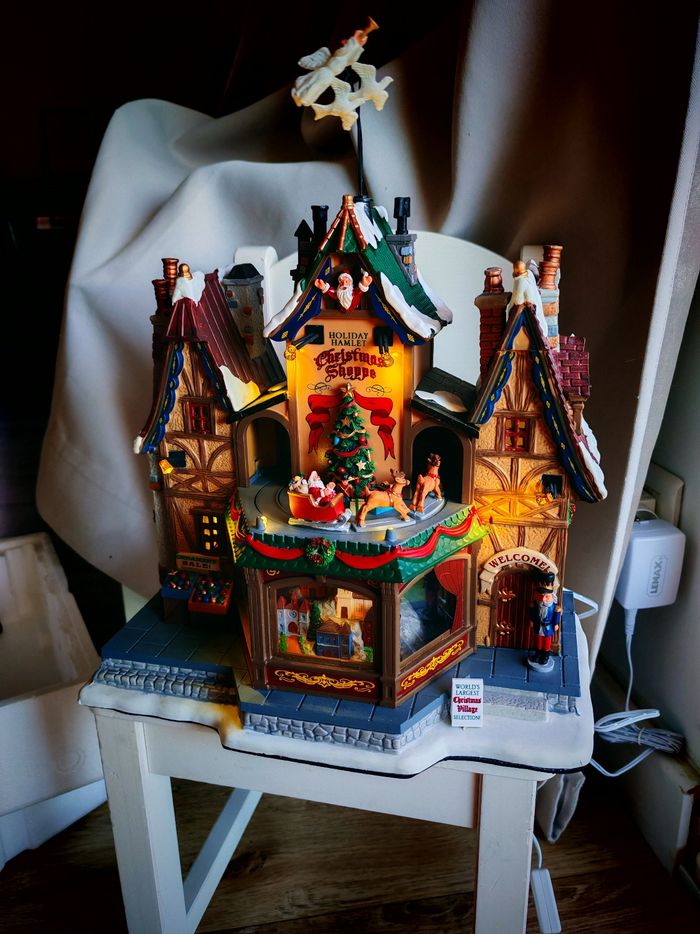 Village de noël lemax holiday hamlet Christmas shoppe - photo numéro 7