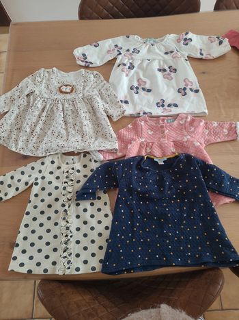 Lot robes hiver 6 mois