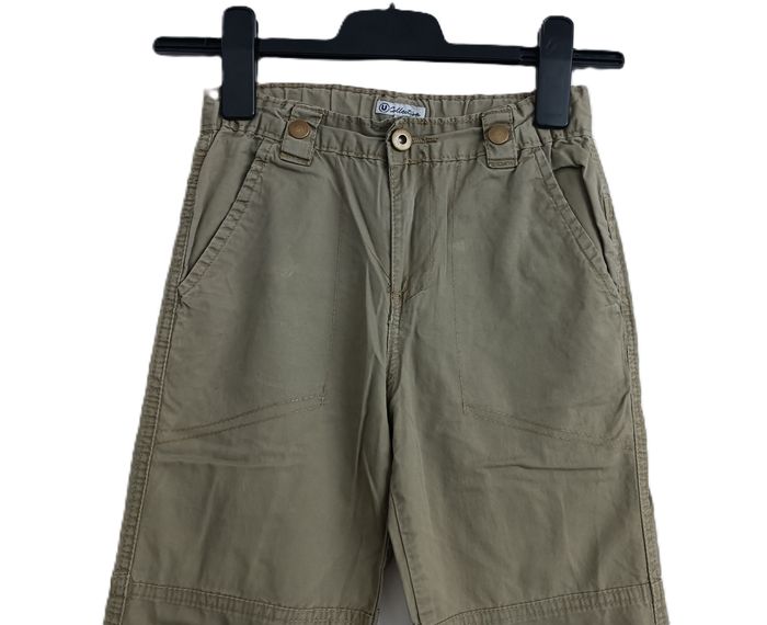 Pantalon vert kaki. Pantacourt. U collection. Coton. Taille 10 ans. 140 cm - photo numéro 3