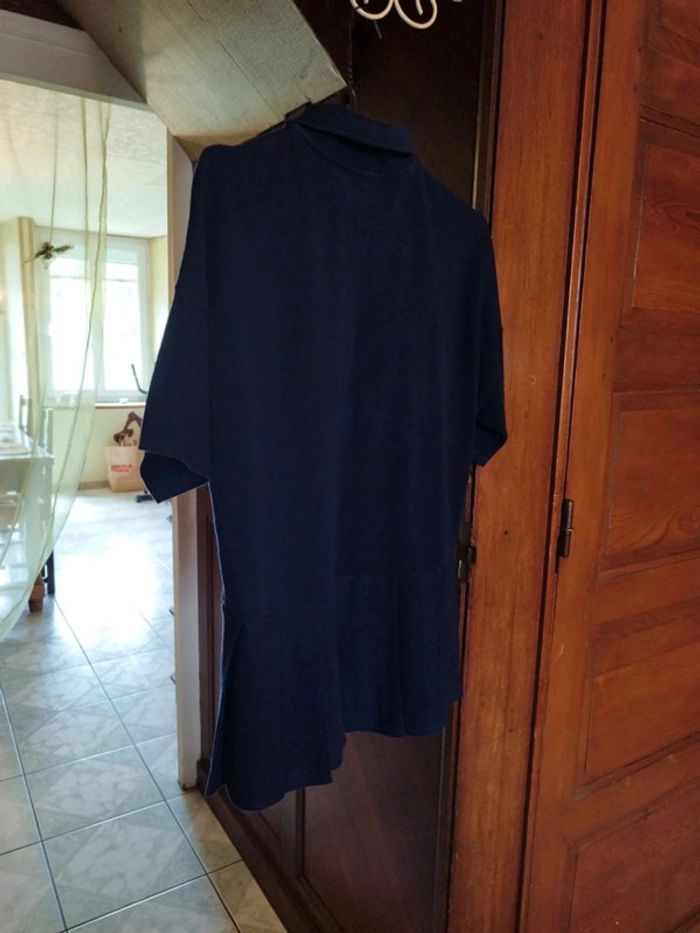 Polo pull bleu marine Lacoste vintage M/38 y2k pleated - photo numéro 10
