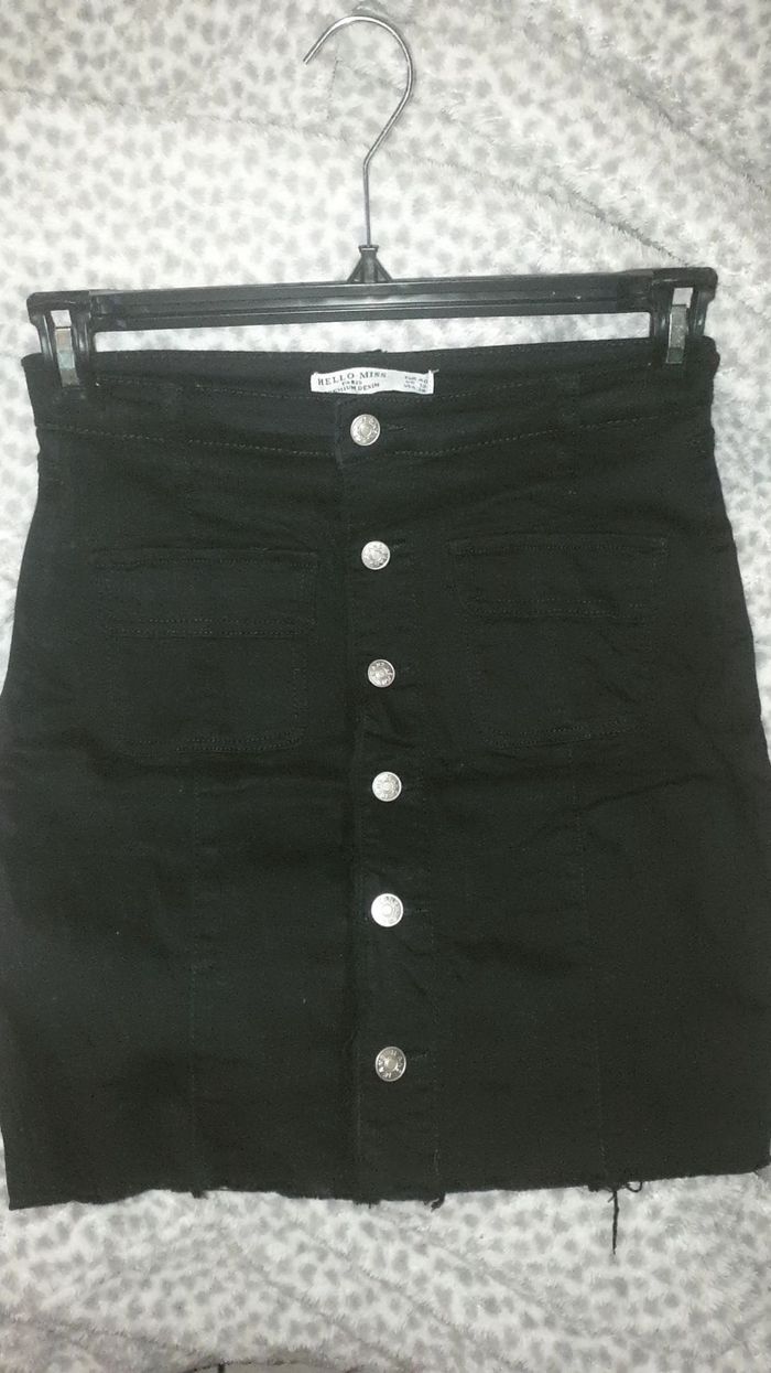 Jupe en jean noire