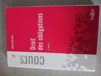 Droit des obligations Rémy Cabrillac Dalloz