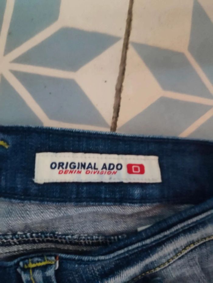 Jean délavé taille basse Original Ado - photo numéro 5