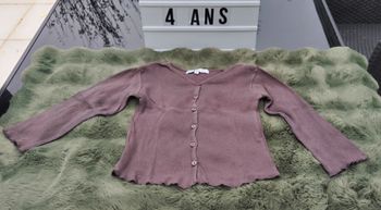 Veste côtelée 4 ans