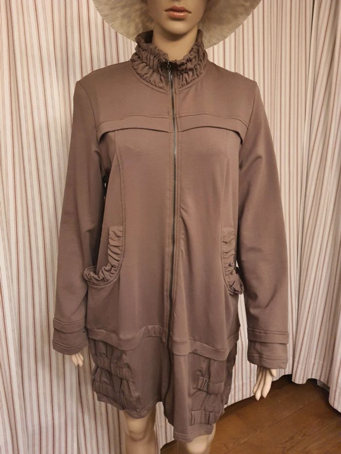 Pardessus Areline marron taille 4 (fr 42) neuf - photo numéro 5
