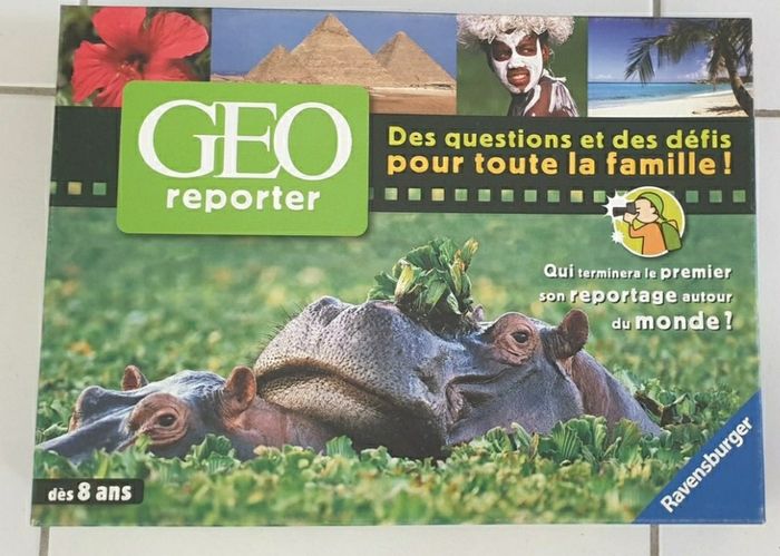 Jeux de société Geo reporter
