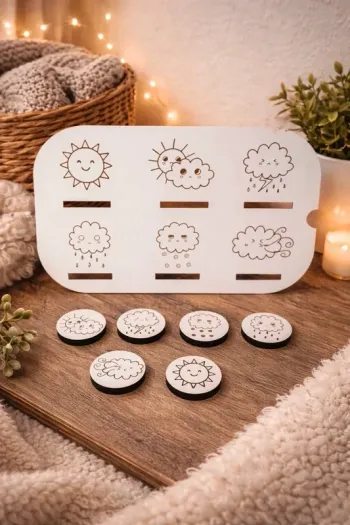 insert en bois météo pour bac trofast 30x20 cm