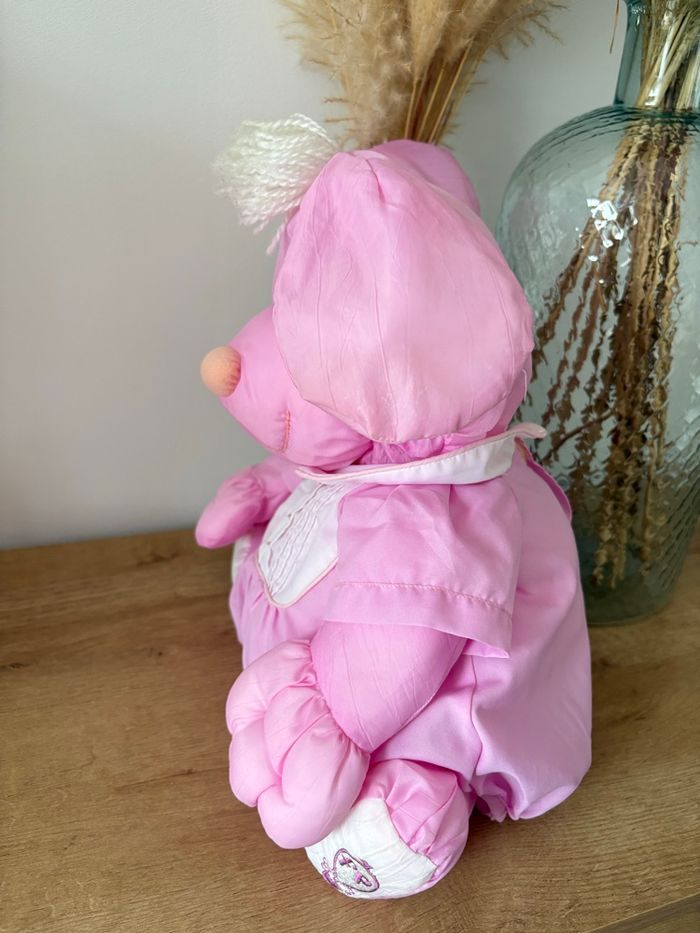 Chien rose puffalumps 35 cm - photo numéro 8