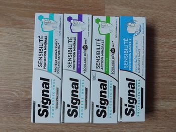 4 dentifrices signal