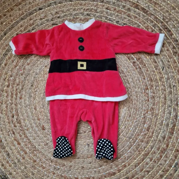 Pyjama Noël manches longues taille 62cm - photo numéro 3