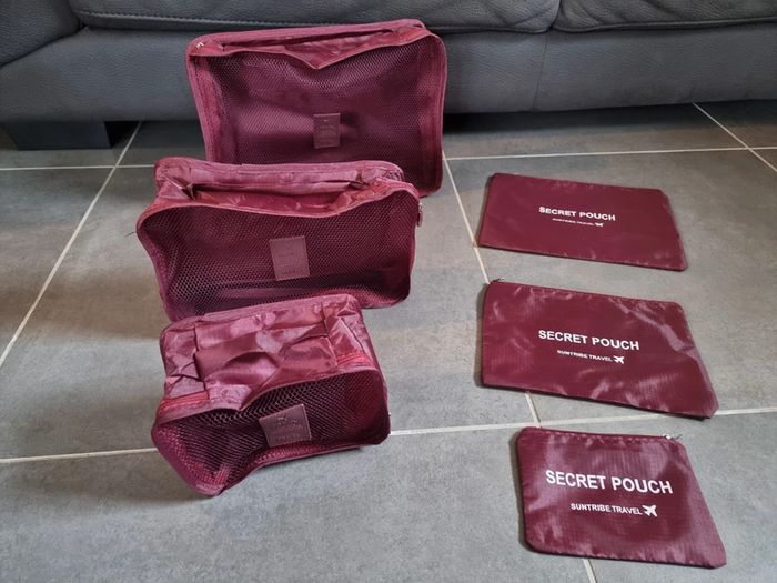 Lot de 6 organisateurs de valise