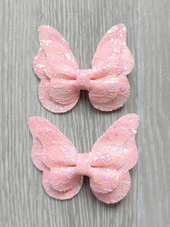 Lot de 2 barrettes pailletées à cheveux enfant