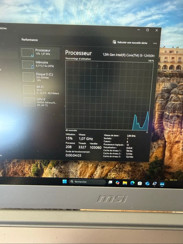 Pc gamer msi RTX 3050 - photo numéro 7