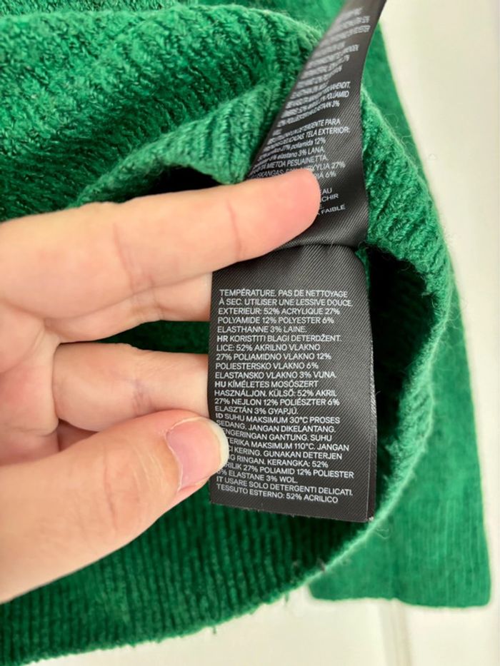 Pull vert H&M taille XS - photo numéro 5