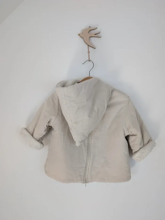 Manteau burnou Bonton 18 mois - photo numéro 2