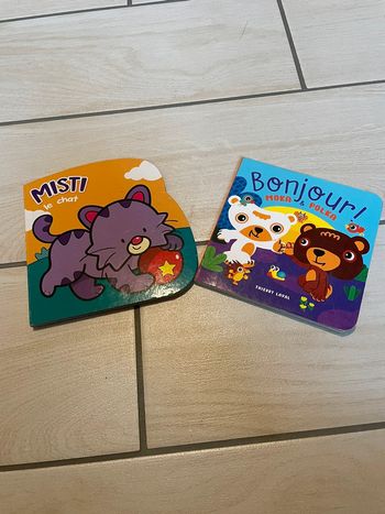 Livre bébé misti le chat