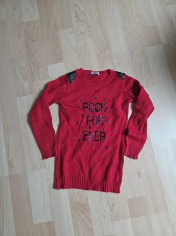 Pull robe 3ans fille Lisa rose