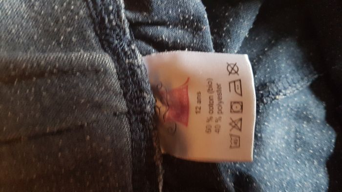Pantalon pyjama fille 12 ans bleu Cécilia - photo numéro 2