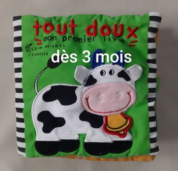 Livre en tissu pour bébé - Tout doux mon premier livre