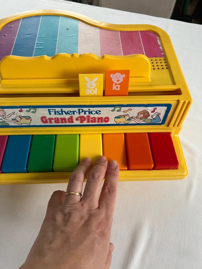 Grand piano vintage Fisher Price - photo numéro 7