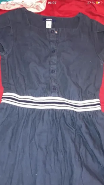 Robe bleu marine 8 ans