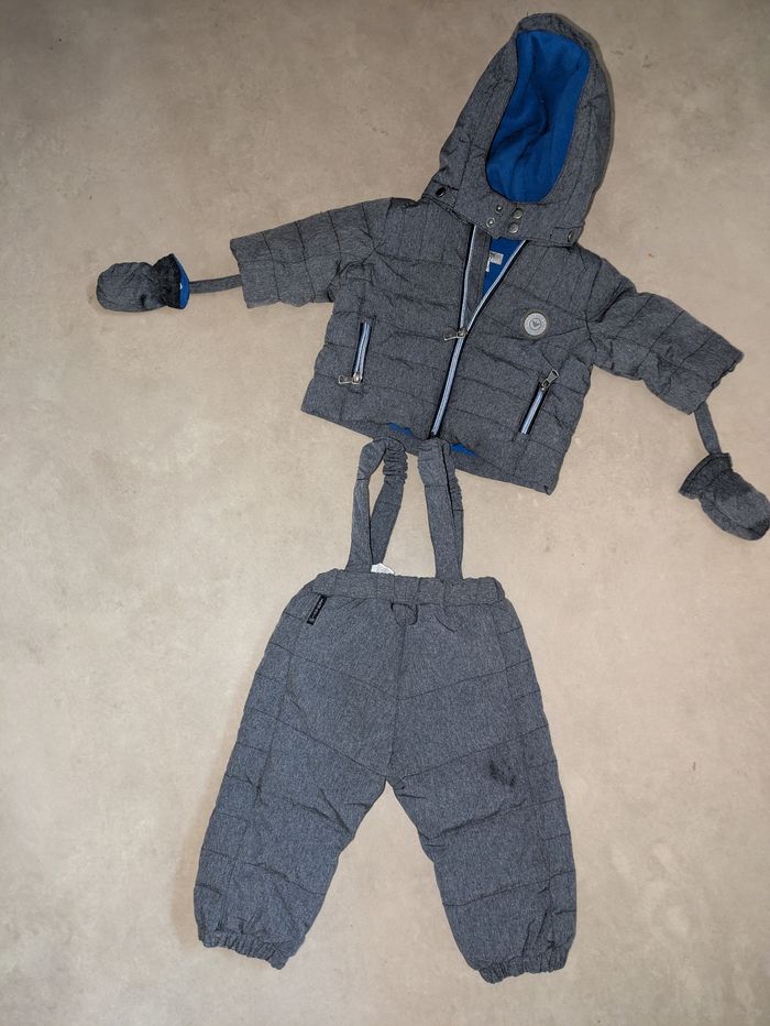 Ensemble salopette et combinaison bébé garçon