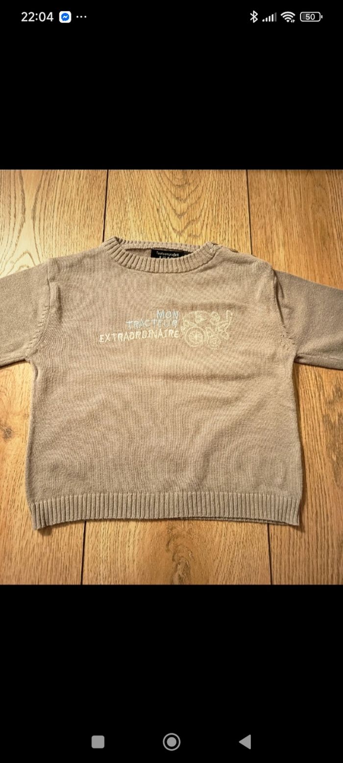 Lot pulls et gilet 12 mois - photo numéro 4