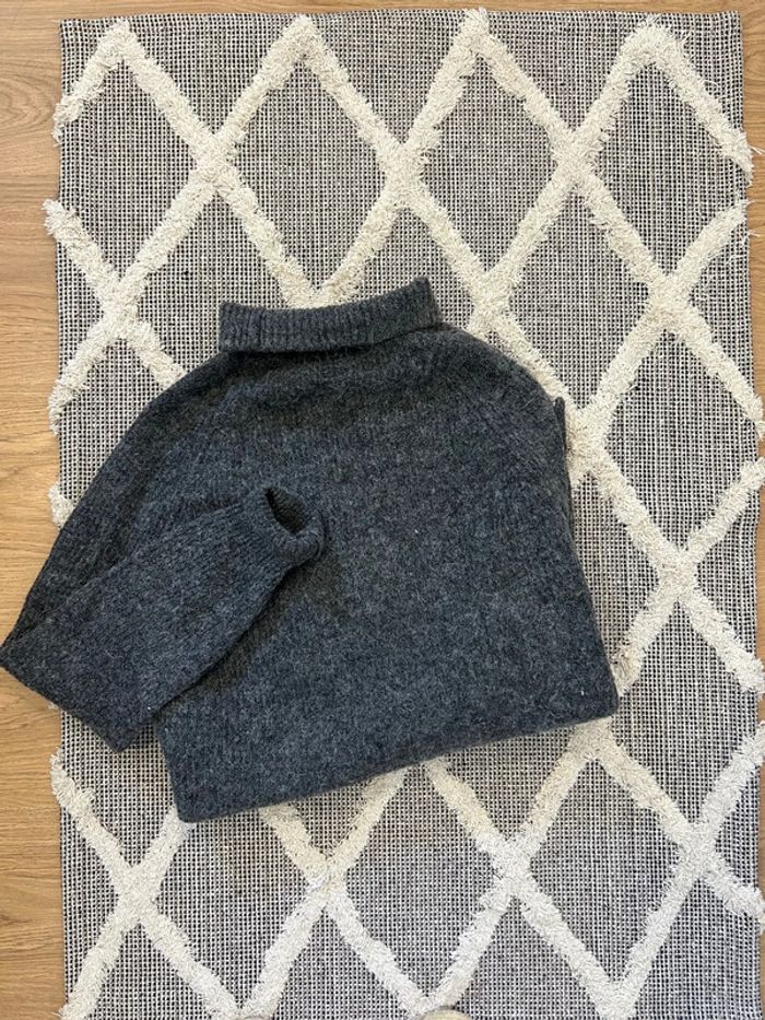 Pull col roulé en laine Zara - photo numéro 4