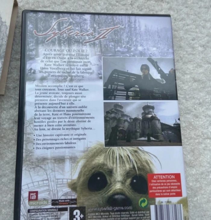 Syberia II – Jeu PC/Mac – Très Bon État - photo numéro 3