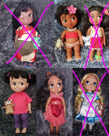 Poupées Disney animator neuves