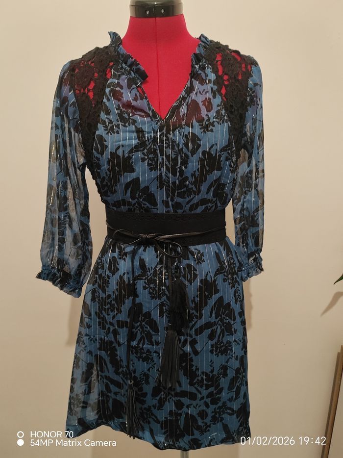 Robe voile et sa doublure