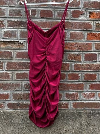 Robe moulante sexy soirée couleur Bordeau/vin