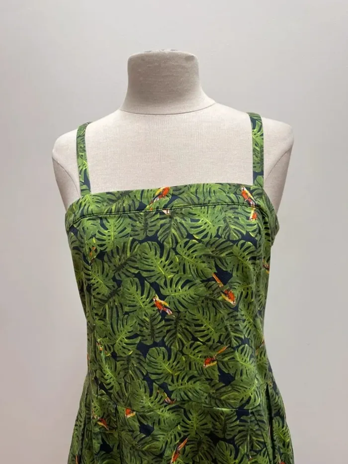 Superbe Robe tropicale Naf Naf 🌸 42 - photo numéro 2
