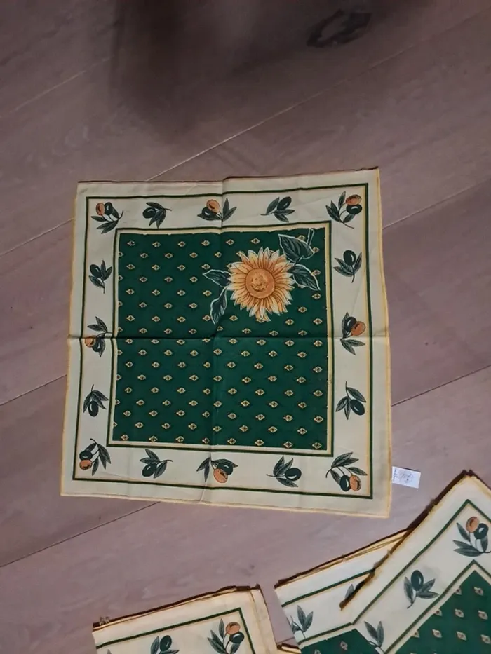 Lot de 6 serviettes provençales - photo numéro 2